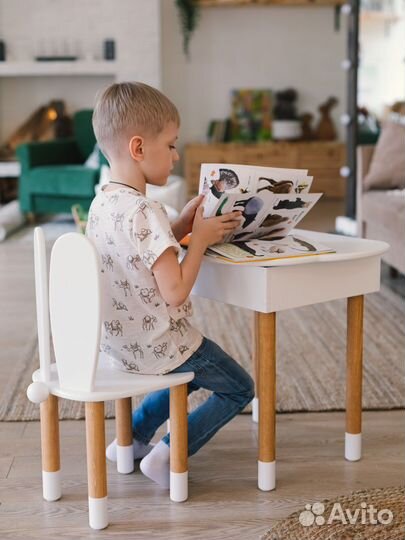 Детский стол пенал и стульчик