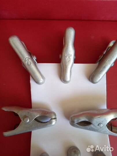 Советские алюминиевые прищепки