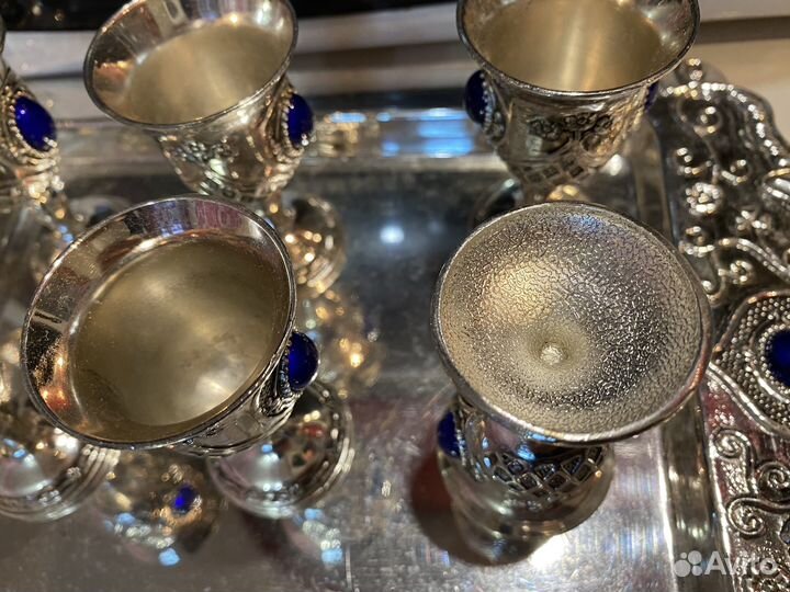 Подарочный набор-кувшин, рюмки на подносе