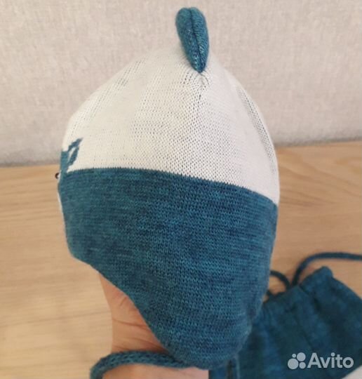 Шапочка+снуд зимний комплект 46-48рр
