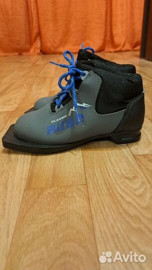 Лыжные ботинки rush 32р