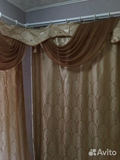 Ламбрекен+шторы