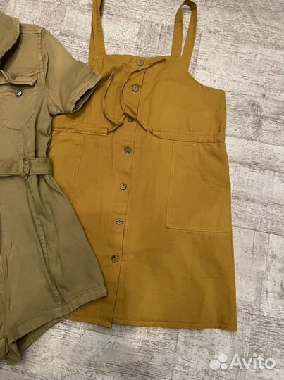 Джинсовый комбинезон