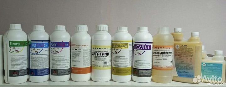 Средства от тараканов, клопов, всех паразитов