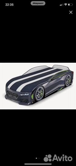 Детская кровать машинка