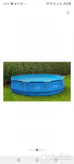 Каркасный бассейн новый