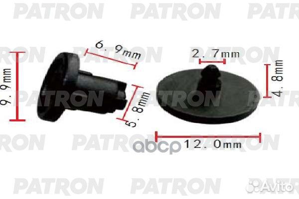 Клипса пластмассовая применяемость: обивка сало