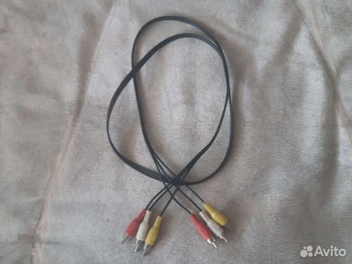 Аудио-видео кабель 3RCA-3RCA