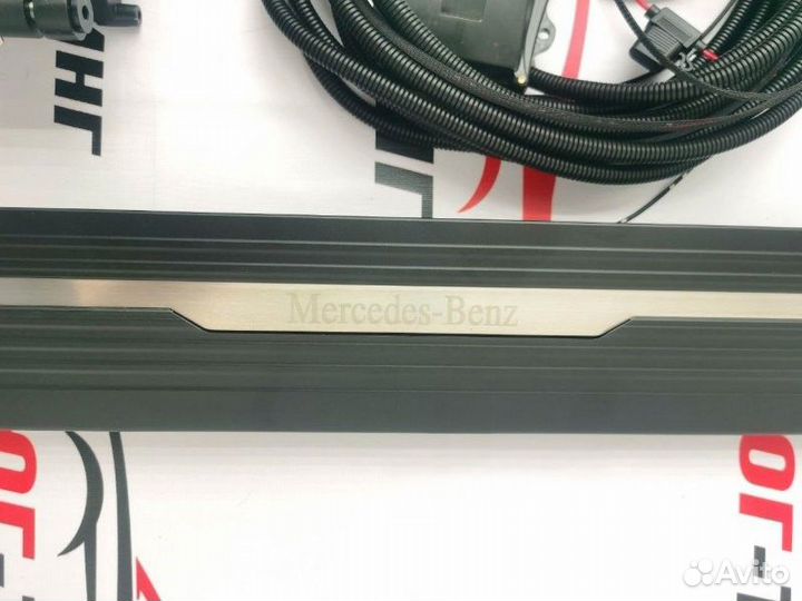 Выдвижные пороги на Mercedes GLE Coupe C292