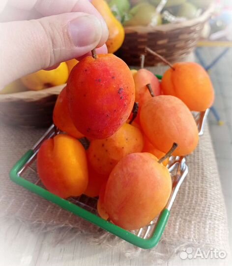 Мыло ручной работы фрукты подарок