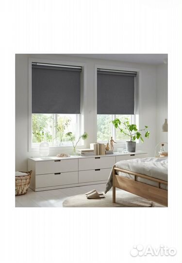 Рулонная штора Blackout икеа фюртюр, 140х195 см