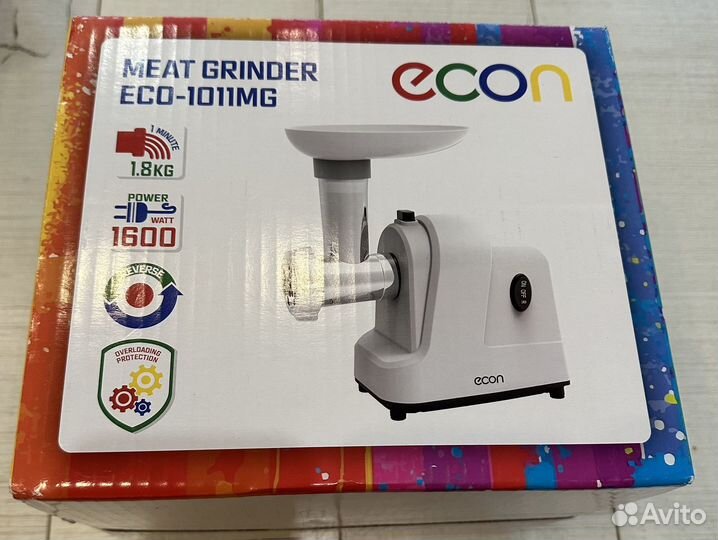 Новые электромясорубки econ и Moulinex