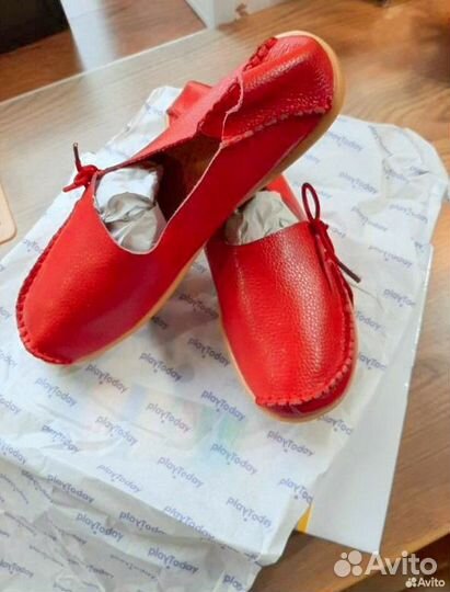 Мокасины новые из натуральной кожи
