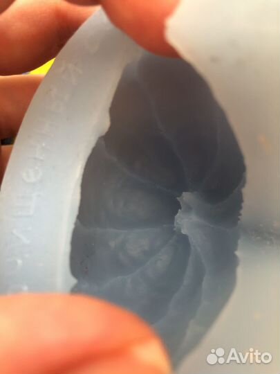 3д форма для мыла мандарин