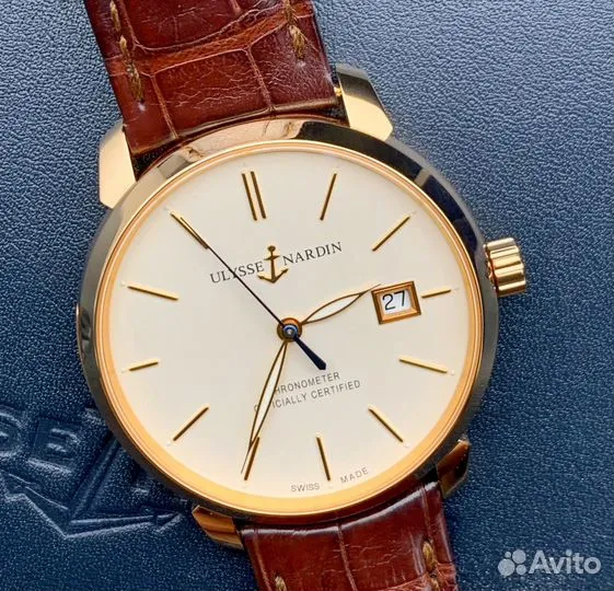 Золотые Ulysse Nardin Classico 40 mm