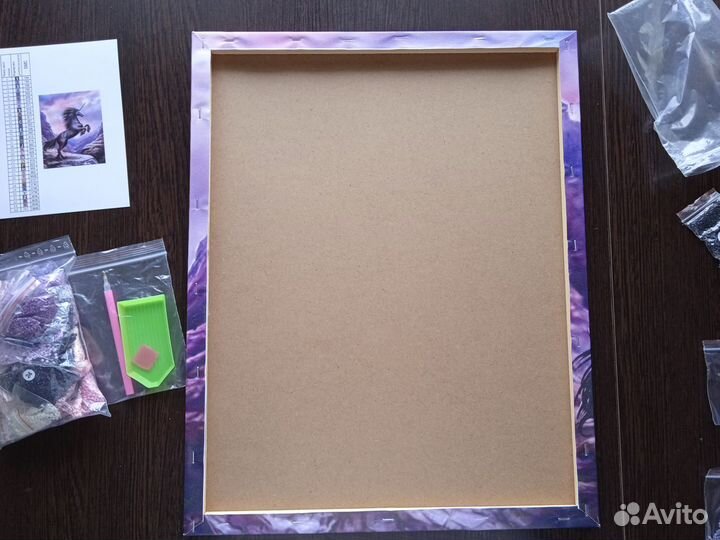 Картина стразами алмазная вышивка мозаика Единорог