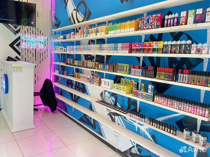 Табачный магазин в оживленном районе