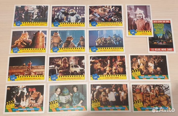 Черепашки ниндзя карточки