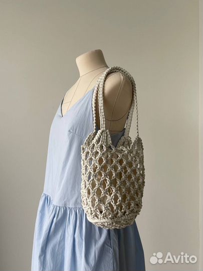 Сумка плетеная / новая