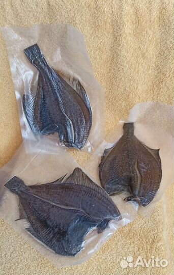 Камбала и корюшка вяленая (домашняя )