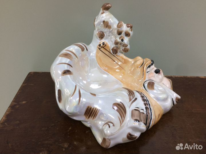 Пепельница охотник с собакой на привале Киев СССР