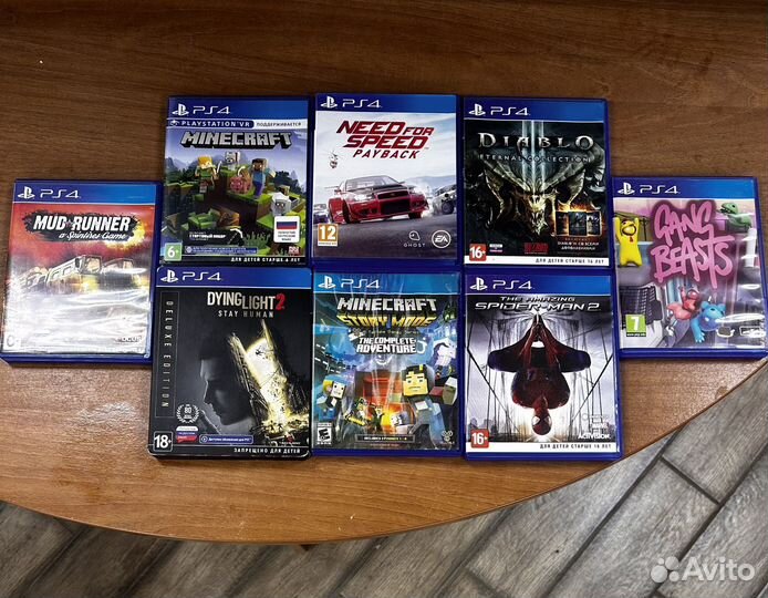 Диски на ps4, возможен обмен