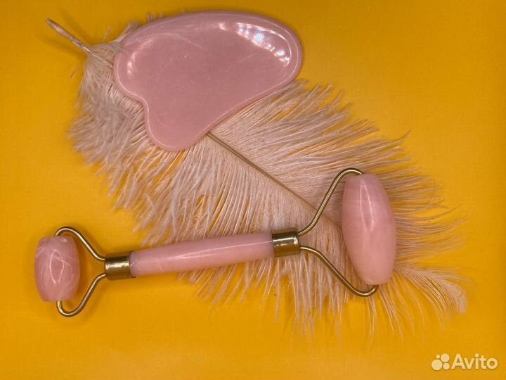 35773 Массажер для похудения с розовым кварцем