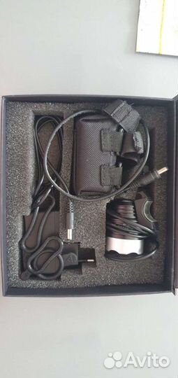 Фара передняя с креплением на руль велосипеда