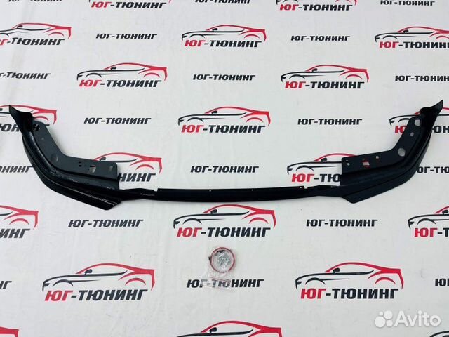 Губа M-Performance 340 на BMW 3 G20 черная матовая