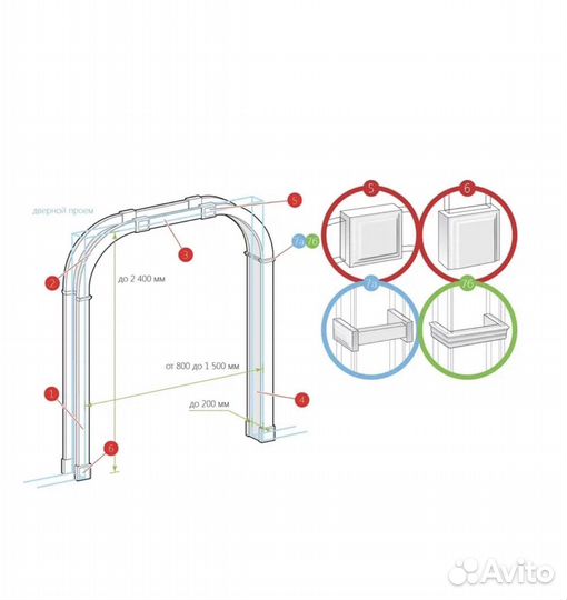 Арка межкомнатная