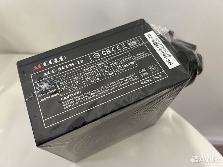 Блок питания Accord 500Вт (новый)