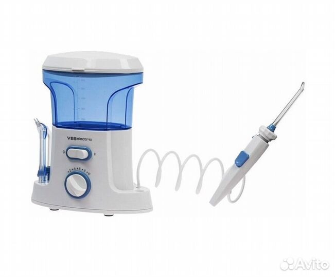 Ирригатор VES electric VIP-004, бело-синий