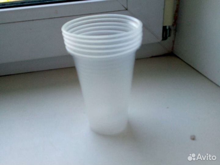 Стаканчики пластиковые одноразовые