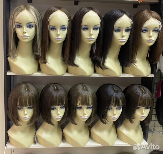 Парик на сетке натуральный