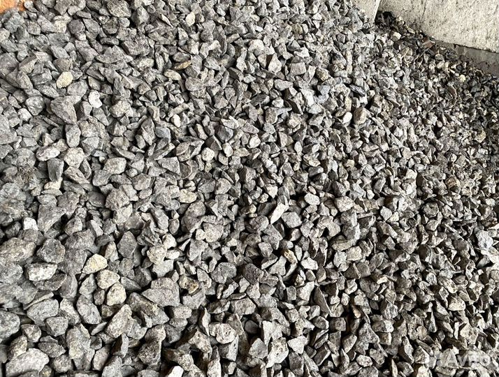 Щебень, Песок