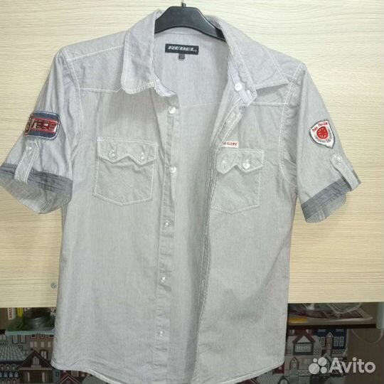 Рубашки, школьные и не очень. 152разм. Есть белая