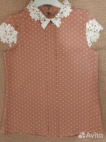 Школьная блузка 122 128