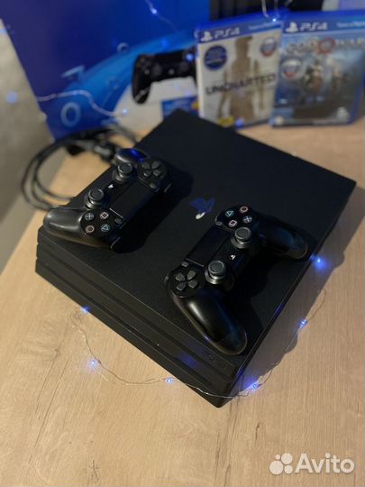 Sony Playstation 4 Pro + 2 джойстика+SSD+докстанци