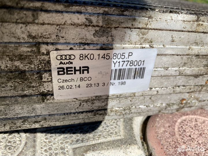 Audi A4 B8 интеркулер