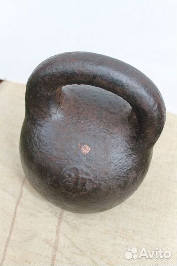 Царская гиря 2 пуда(32кг 800гр) с медным клеймом