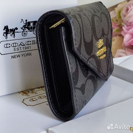 Кошелёк женский coach (black edition)
