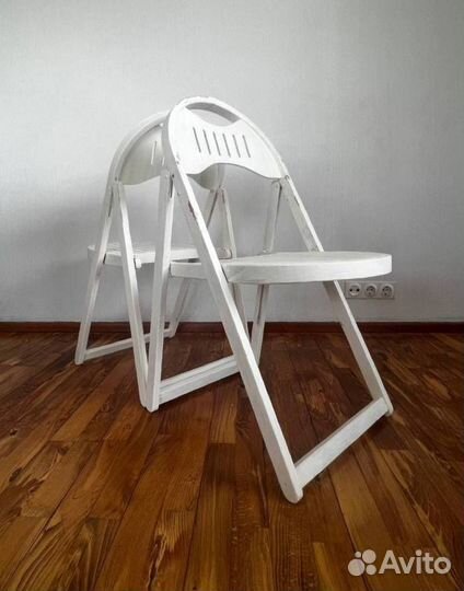 Винтажный складной стул Дружба