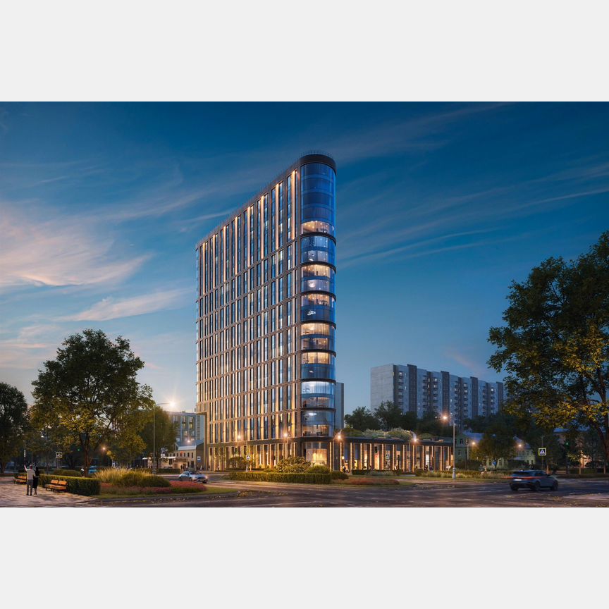 Квартира-студия, 17,9 м², 17/19 эт.