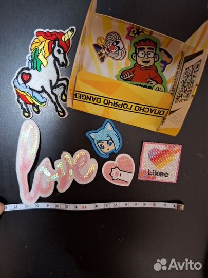 Патчи нашивки термо Кобяков А4 лошадка likee love