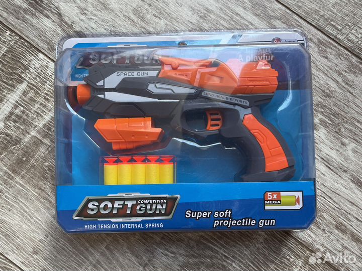 Бластер с мягкими пулями