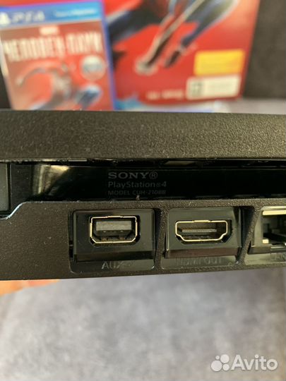 Sony playstation 4 slim 1tb человек паук