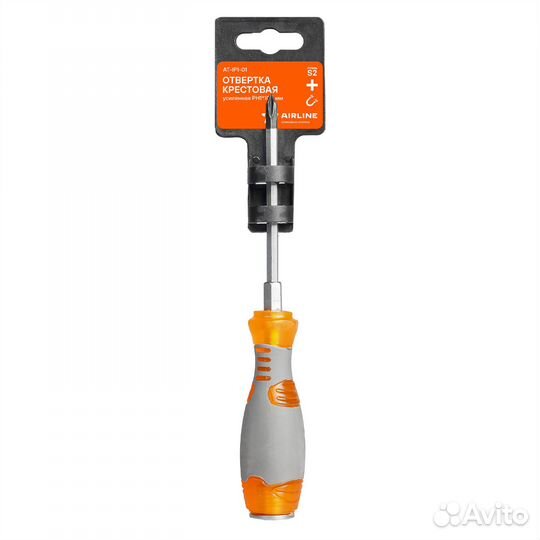 Отвертка крестовая усиленная под ключ магнитная PH