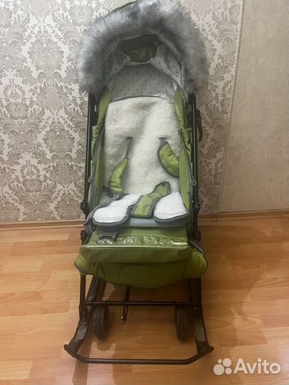 Санки коляска ника 7 5s