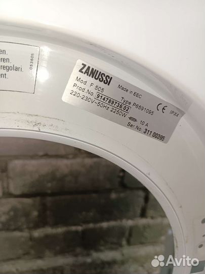 Разбор стиральной машины Zanussi F505