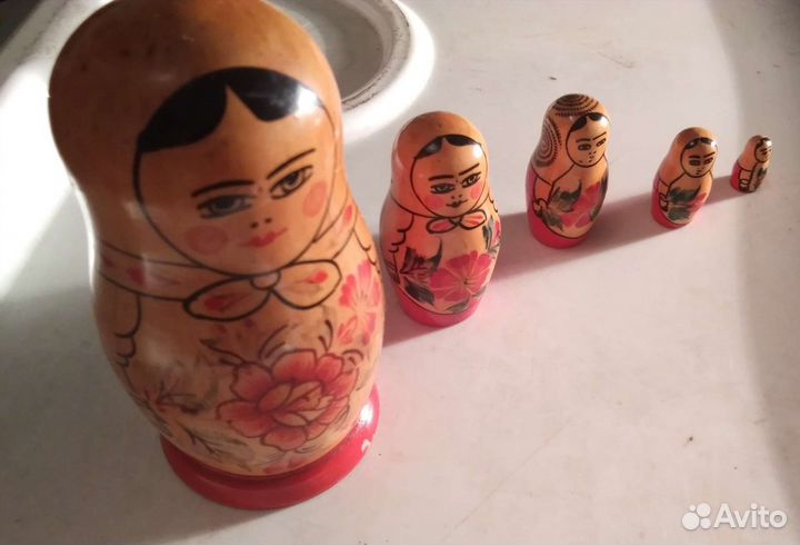 Матрешка СССР 5 штук